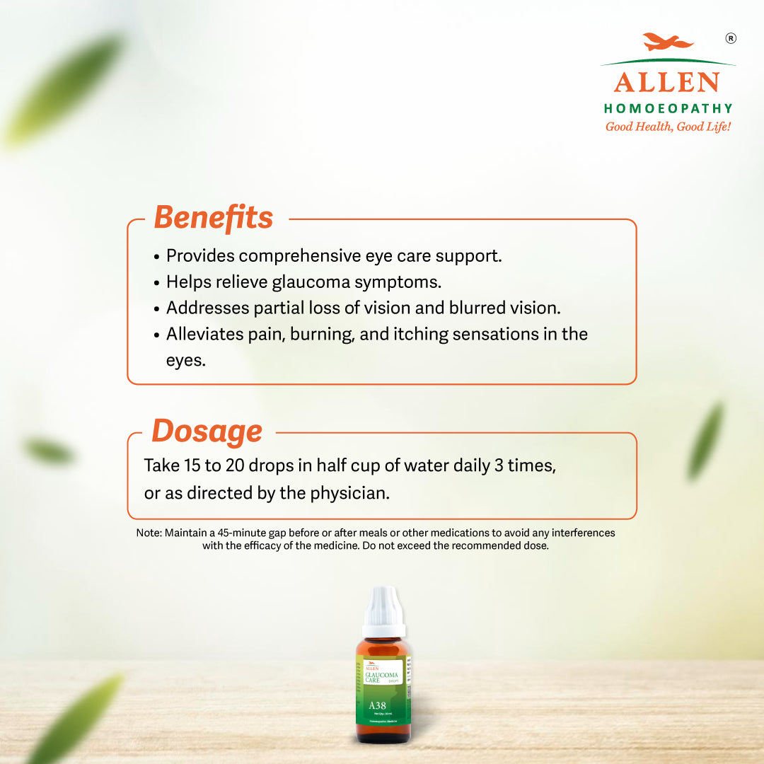 A38 Glaucoma Care Drops
