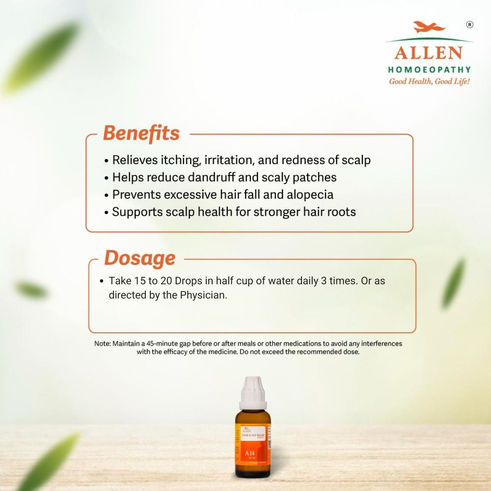 A14 Hair Scalp Relief Drops