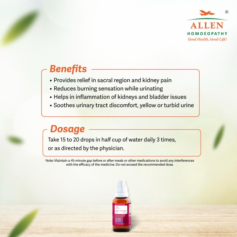 A20 Kidney & Bladder Care Drops