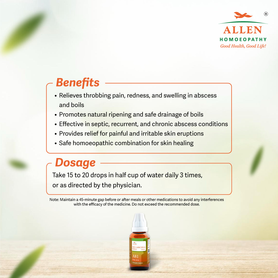 A81 Skin Abscess & Boils Drops