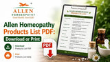 Allen Homeopathy Products List PDF: Complete Medicine List by Category