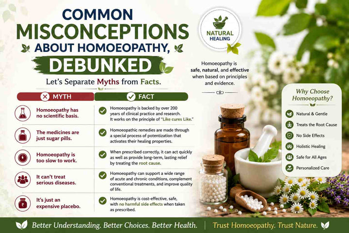 Common Misconceptions About Homoeopathy, Debunked