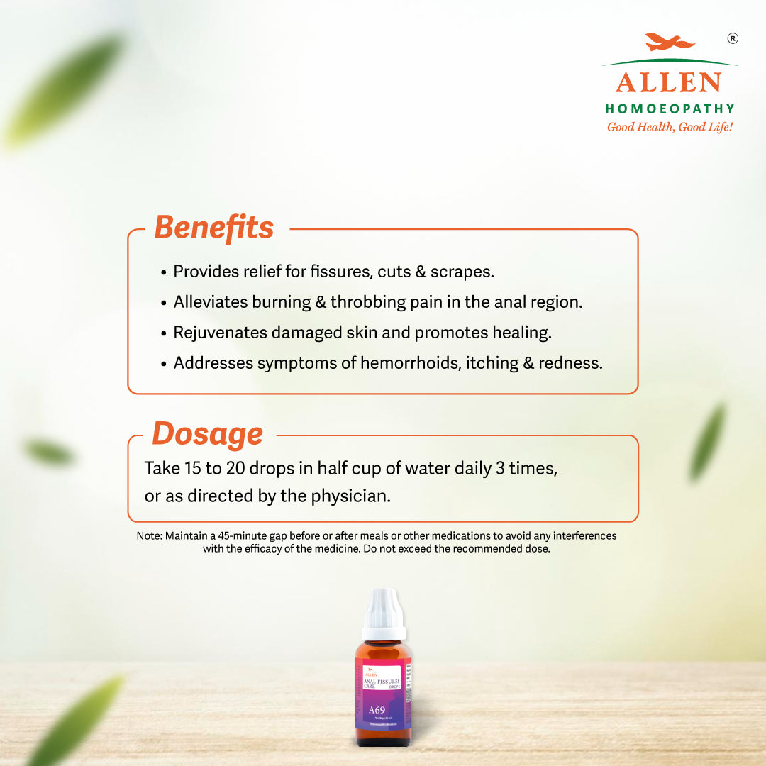 A69 Anal Fissures Care Drops