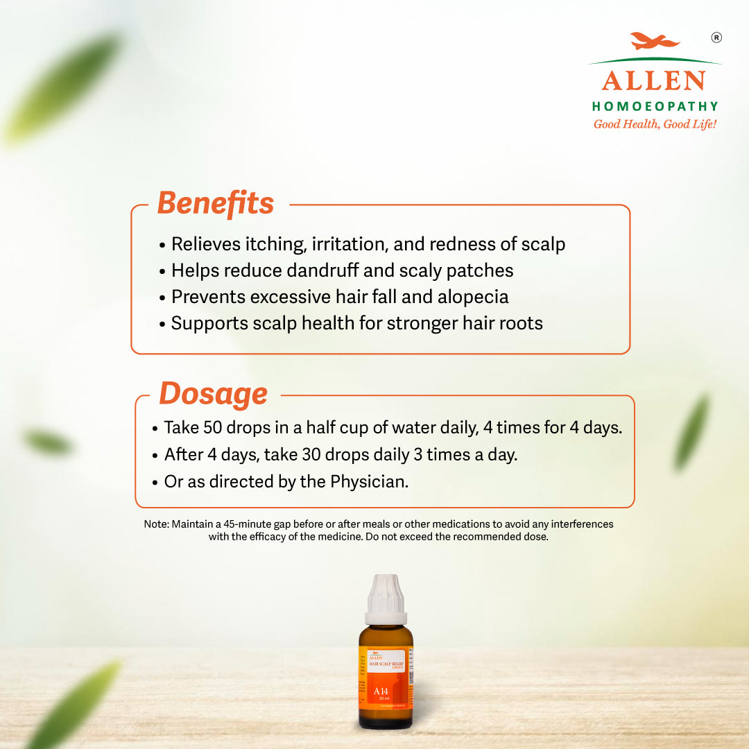 A14 Hair Scalp Relief Drops