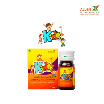 Kids (Multivitamin with Vitamin D3 & Zinc Drops)