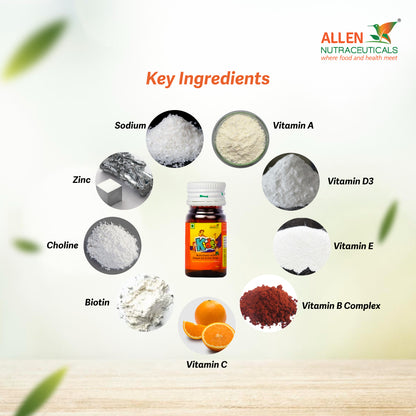 Kids (Multivitamin with Vitamin D3 & Zinc Drops)