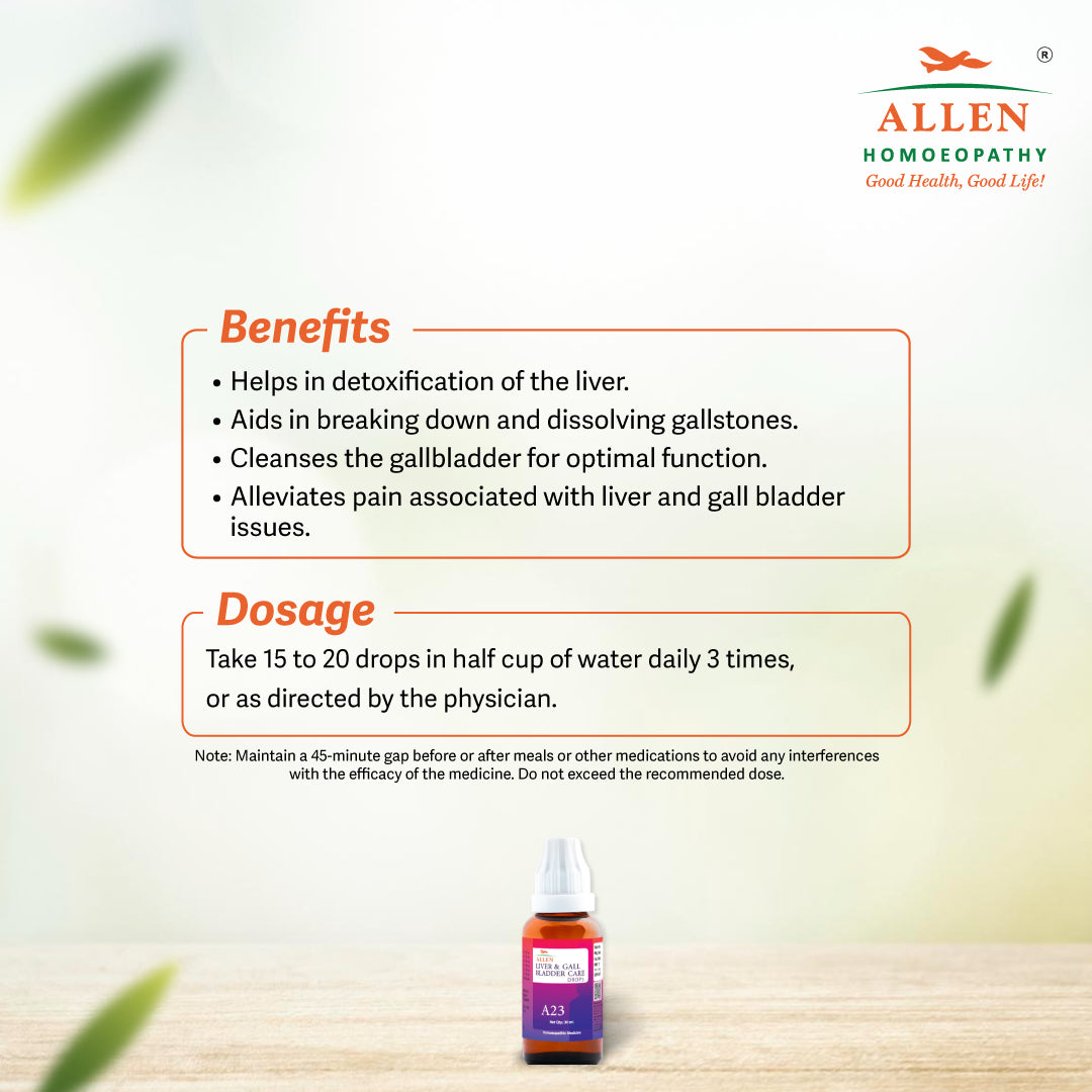 A23 Liver & Gall Bladder Care Drops