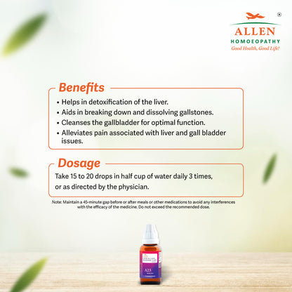A23 Liver & Gall Bladder Care Drops