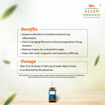A66 Lung Infections Care Drops