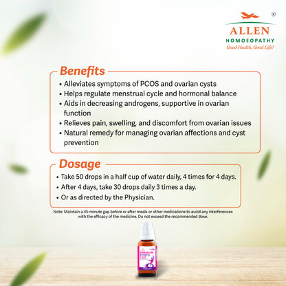 A90 Ovarian Cysts Care Drops