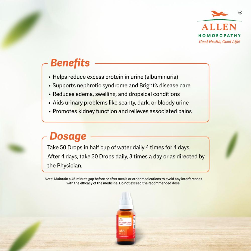 A86 Proteinuria Care Drops