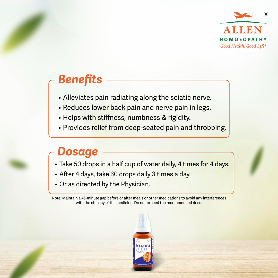 A29 Sciatica Relief Drops