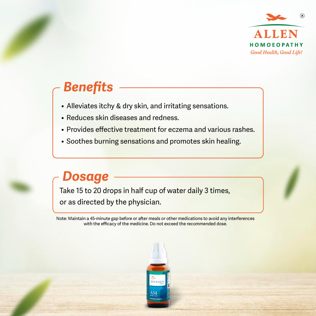 A54 Skin Rashes Drops