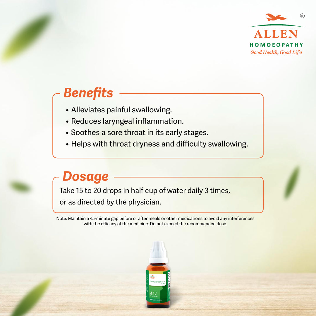 A47 Throat Infection Drops