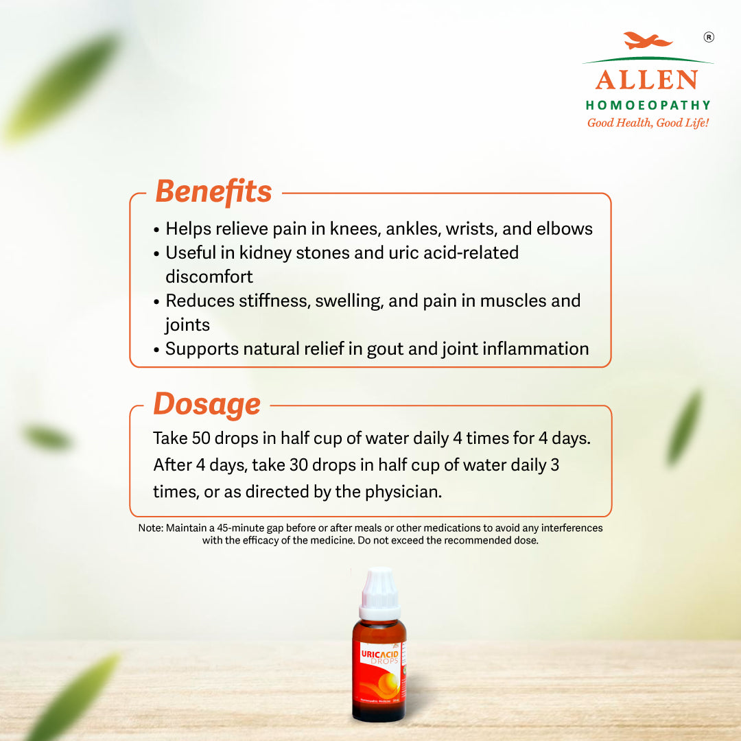Uric Acid Drops