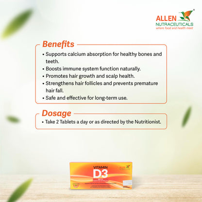 Vitamin D3 (CALCIUM & BONE SUPPORT)