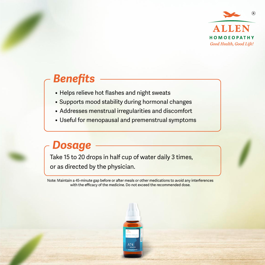 A74 Hormonal Imbalance Care Drops